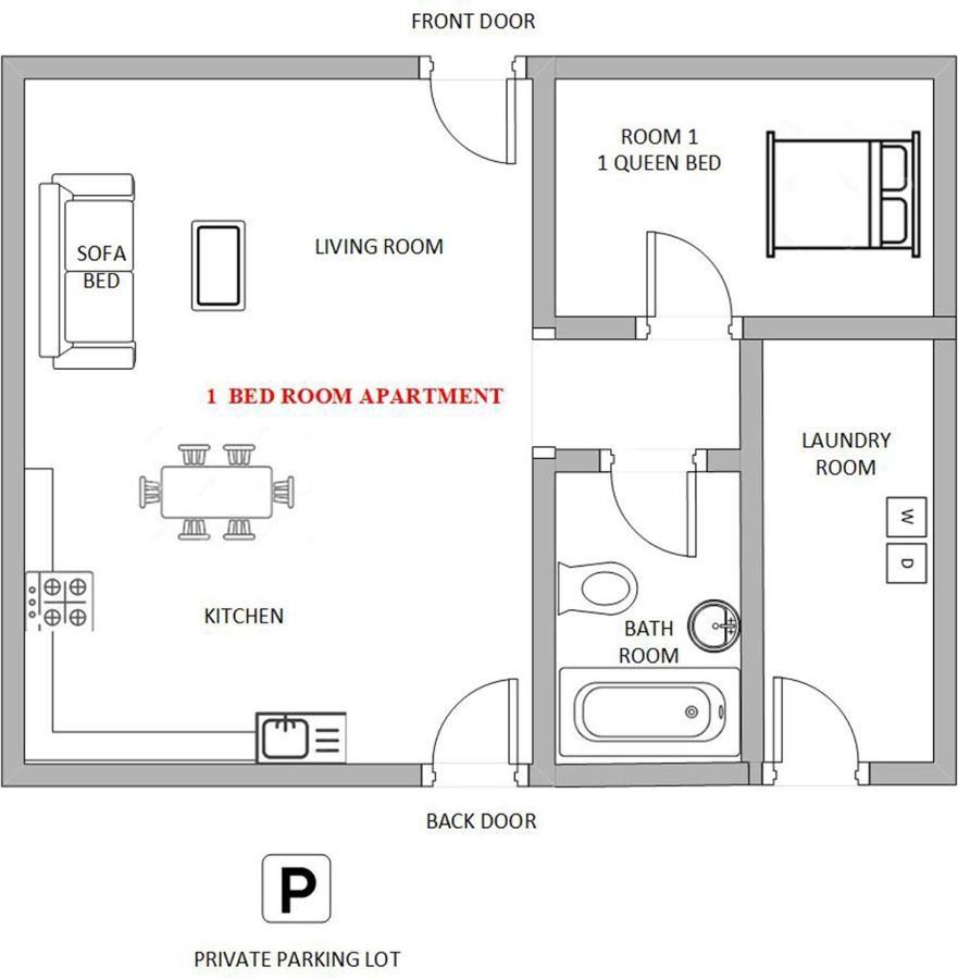 1 Or 3 Bedroom Apartment With Full Kitchen Page Ngoại thất bức ảnh